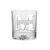Personalized Engraved Text Whiskey Glass for 1